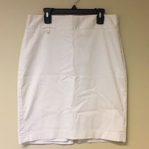 White Pencil Skirt